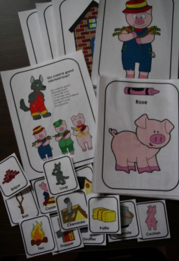 Accessoires de base (3 petits cochons)