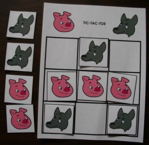 Tic-Tac-Toe (3 petits cochons)