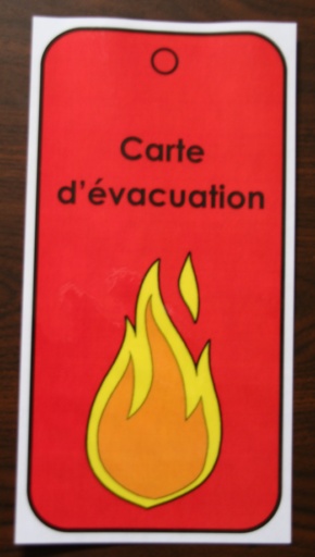 Carte d'vacuation (Pompiers)